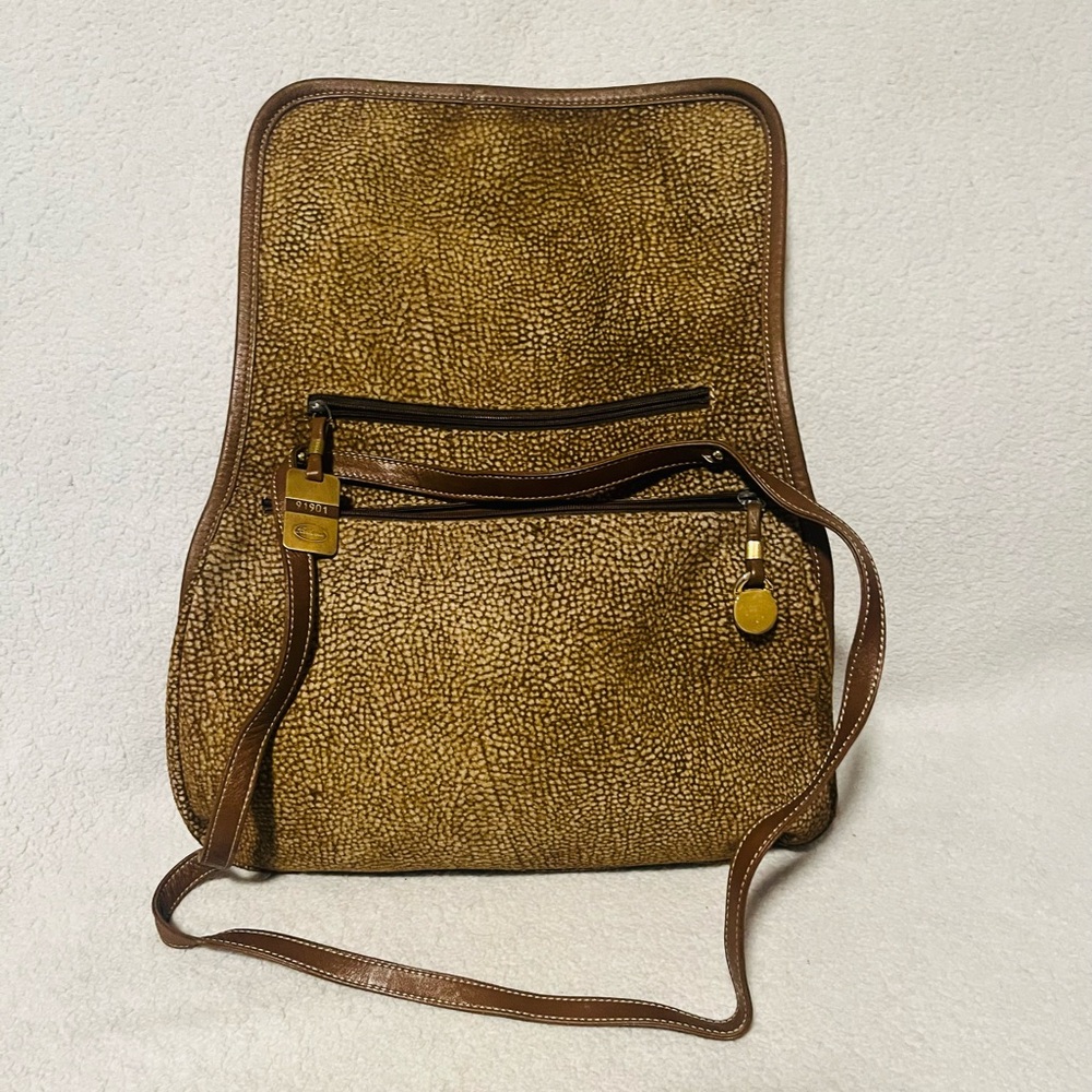 Borbonese Quail Suede Shoulder Bag - Picture 9 of 12